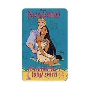 Collectible Phone Card Disneys Pocahontas Pocahontas & John Smith 