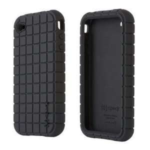   Products PixelSkin Silicone Case for iPhone 4   Black Electronics