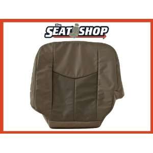   04 05 06 GMC Yukon Denali XL 2Tone Grey Leather Seat Cover LH bottom