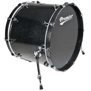   24x18 Inches Bass Drum, Drum Set (Black Sparkle) Musical Instruments