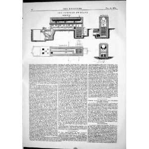   1874 Ponsard Furnace Machinery Heating Boilers Steam