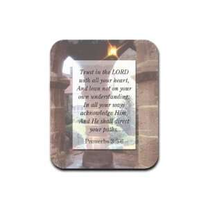  Trust in the Lord Proverbs  Arches Distressed Mousepad 