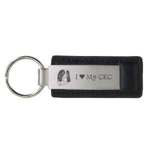  Leather and Metal Keychain   I Love My CKC Sports 