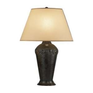 Robert Abbey 9881 Meridien   Table Lamp, Buddha Bronze with Pale Sage 