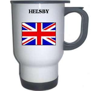  UK/England   HELSBY White Stainless Steel Mug 