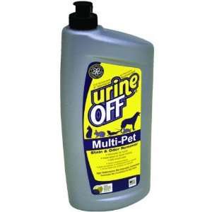  Urine Off Multi Pet 32oz Bottle with Carpet Injector Cap 