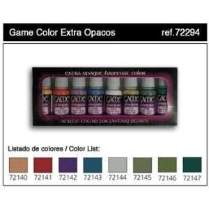  Vallejo Game Color Paint Set: Extra Opaque (8): Toys 