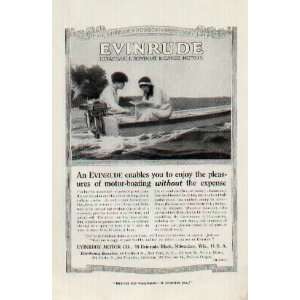 An EVINRUDE enables you to enjoy the pleasure of motor boating without 