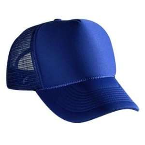  Blank Plain Mesh Trucker Hat/ Cap Baseball   Royal Blue 
