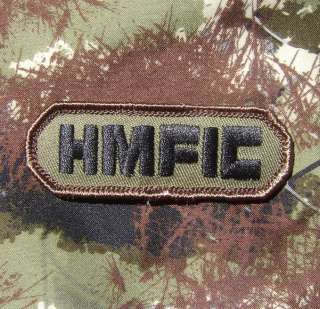 HMFIC HEAD MF IN CHARGE ARMY MORALE FOREST VELCRO PATCH  