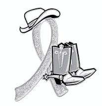 Sciatic Pain Awareness Gray Ribbon Cowgirl Cowboy Western Boots Hat 