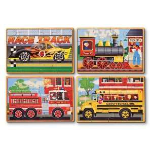   Vehicles Jigsaw Puzzles in a Box + Free Activity Book: Toys & Games
