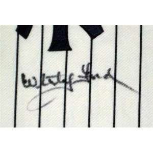 Whitey Ford Signed Uniform   Gtsm Psa Dna Hof   Autographed MLB 