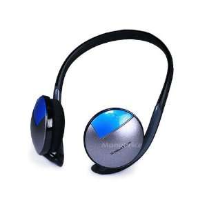  Monoprice BlueTooth Wireless Stereo Headset   Blue 