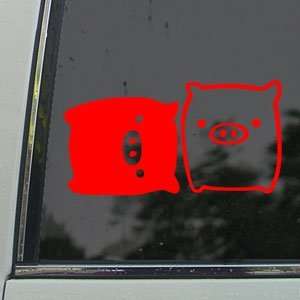  Monokuro Boo Hello Kitty Red Decal Truck Window Red 