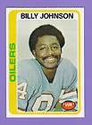 1976 TOPPS 223 BILLY JOHNSON OILERS NRMINT  