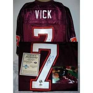 Michael Vick Signed Jersey   Virginia Tech:  Sports 