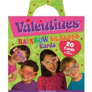  Rainbow Glasses Valentine Cards Toys & Games