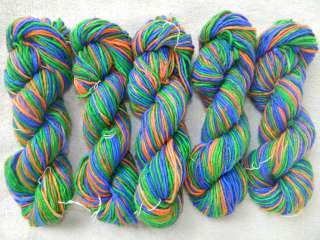 100% Silk Yarn   HandPainted   3 Colors   Knitting Yarn   250gms 