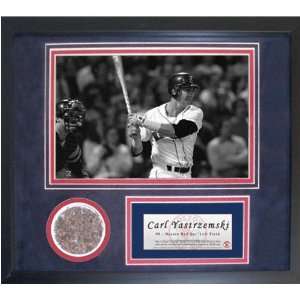  Carl Yastrzemski Boston Red Sox Mini Dirt Collage Sports 