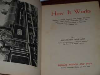 How It Works STEAM ENGINE & More ILLUSTRATED Circa 1910  
