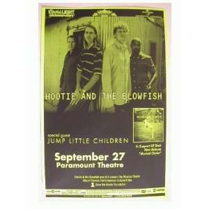  Hootie and the Blowfish Handbill and 2 Poster flats 