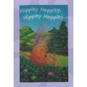   the Pooh Motion Card Hippity Hoppity.