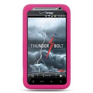  Hot Pink Soft Silicone Skin Gel Cover Case for Htc 