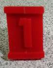 Survive Parker Brothers Board game parts Red #1 a People token 1982