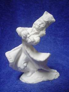 I14 Ceramic Bisque International Doll Figurine   Russia  