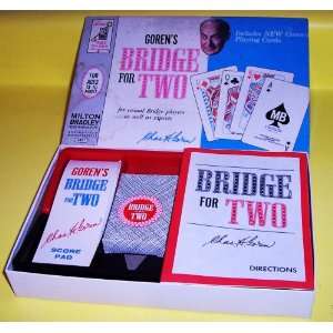   BRIDGE FOR TWO ANTIQUE CARD GAME SET COLLECTIBLE TOY 