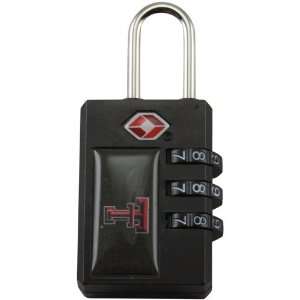  NCAA Texas Tech Red Raiders Combination Luggage Lock 