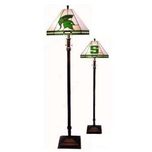  Michigan State Spartans Floor Lamp Light (16x57): Home 