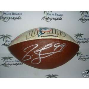  Jason Taylor signed Miami Dolphins Logo Football Sports 