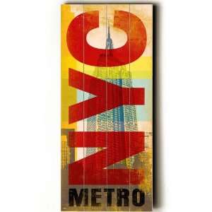 Nyc Metro Transit Sign Wall Plaque:  Home & Kitchen