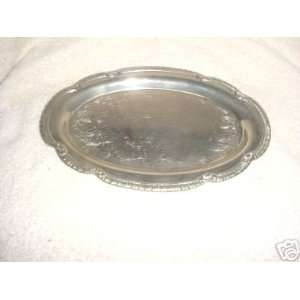  Oval Metal Tray 