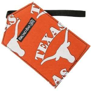  Texas Longhorns Focal Orange Luggage Tag: Sports 