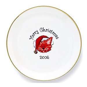 Merry Christmas Cat Plate: Baby