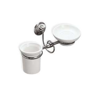  Idra Classic Wall Mounted Soap Dish and Toothbrush Holder 