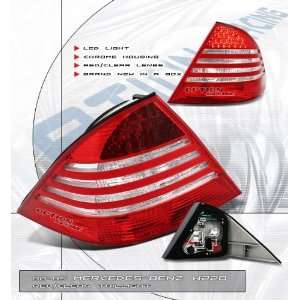  Lamp Euro Style Red and Clear Lense with Chrome Housing   Mercedes 