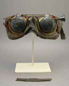  Victorian Odd Fellows Masonic Initiation Hoodwinks Blindfold Goggles
