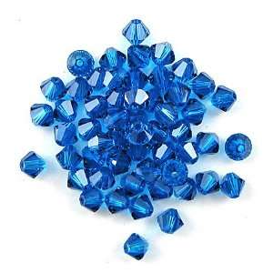  24 4mm Swarovski crystal xilion bicone 5328 Capri blue 