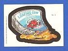 1985 Original Wacky Packages # 6 Loafing Cow Cheese