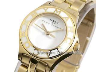225 NEW MARC BY MARC JACOBS MINI BLADE GOLD TONE STAINLESS LADIES 