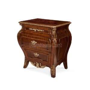  Aico Furniture Imperial Court Nightstand 79040 40: Home 