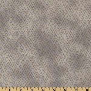  44 Wide Etoffe Imprevue Cross Hatch Taupe Fabric By The 