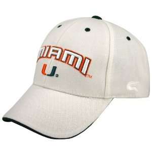  Miami Hurricanes White Inbound Hat