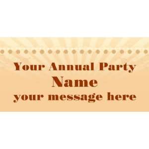  3x6 Vinyl Banner   Your Annual Party: Everything Else