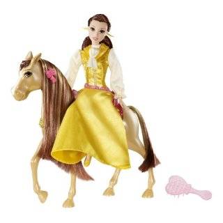  Disney Sparkling Princess Belle Doll & Horse Giftset: Toys 