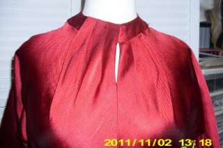 vtg 1950s Red Party/ Holiday / Mad Men style Dress  